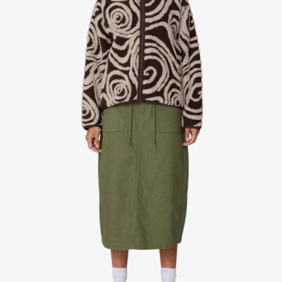 Obey Swirls Jacquard Zip Jacket