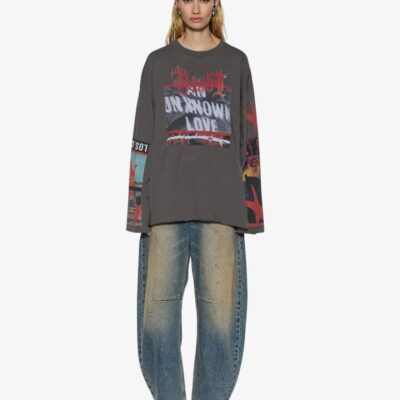 Ksubi Altar Long Sleeve Boyfriend Tee