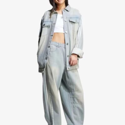 Adidas Banana Fitted Denim Pants