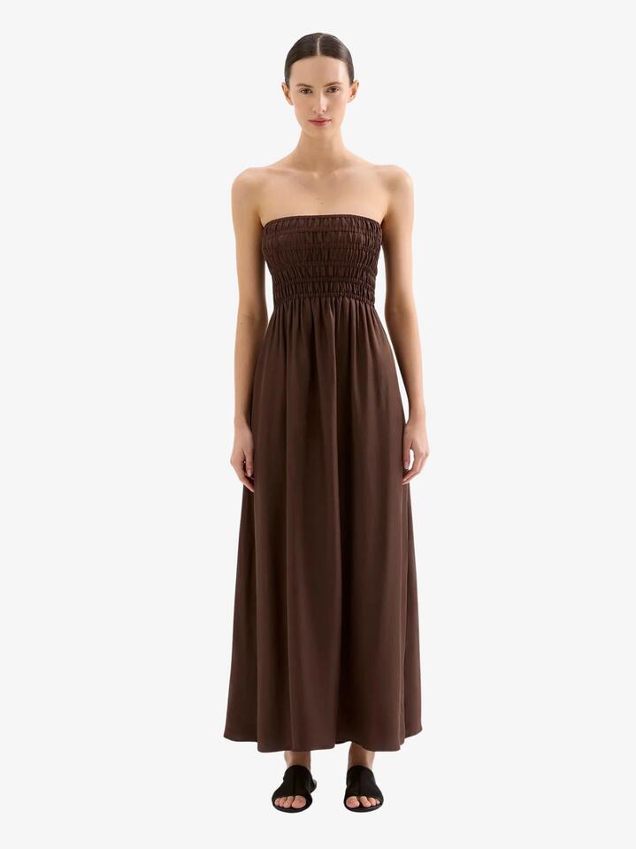 Zuri Tencel Maxi Dress - Neutral