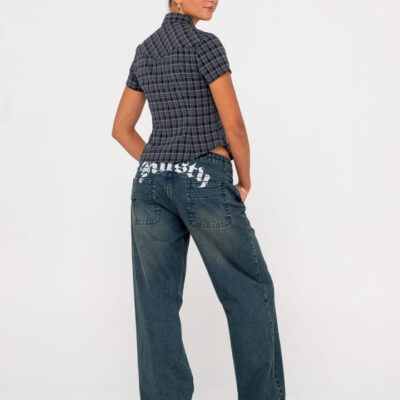 Rusty Roxanne Baggy Low Rise Jeans