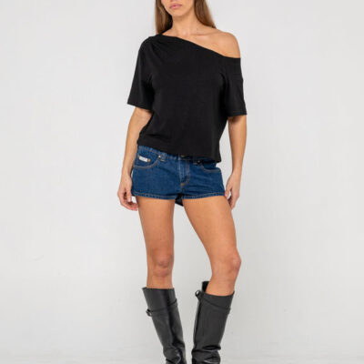 Rusty Sally Slouch Off Shoulder Tee