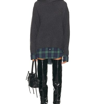 Acne Studios Krisp Cotton Flannel Sweater