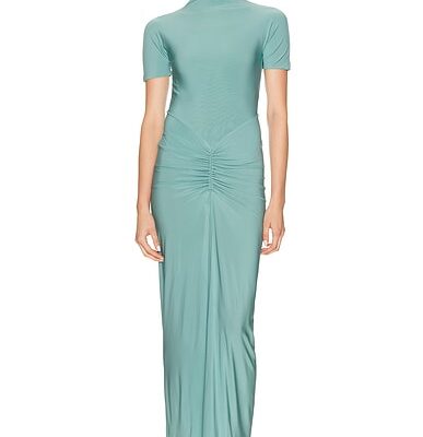ALAÏA Draped Long Dress