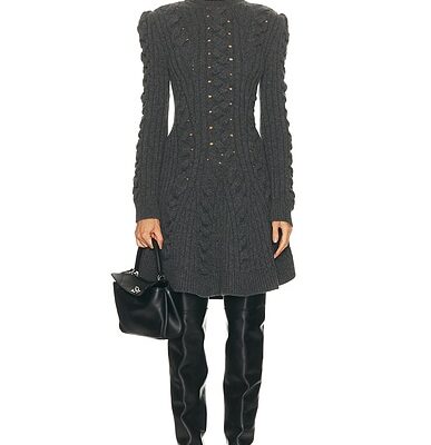 McQueen Cable Mini Dress