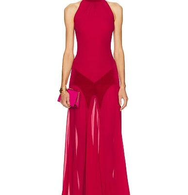 McQueen Evening Halter Dress
