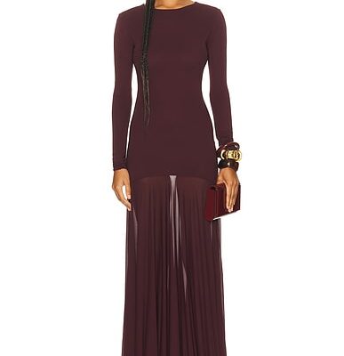 Atlein Long Sleeve Maxi Dress