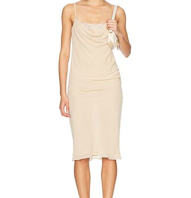 THE ATTICO Sleeveless Midi Dress