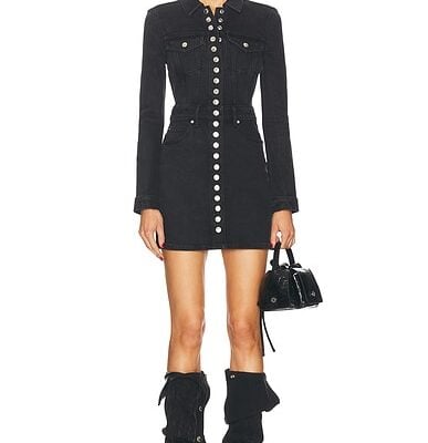 Alexander Wang Snap Front Mini Dress