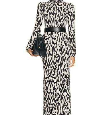 Brandon Maxwell Camille Turtleneck Dress