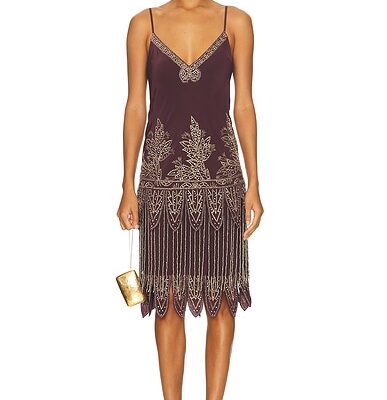 BODE Beaded Epoque Dress