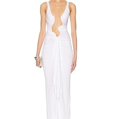 Christopher Esber Salacia Jersey Drape Dress