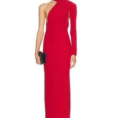 Courreges One Shoulder Long Dress