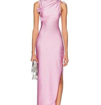 Coperni Asymmetric Flower Gown