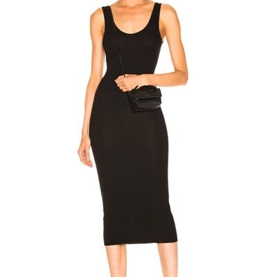 Enza Costa Rib Tank Viscose-Blend Dress