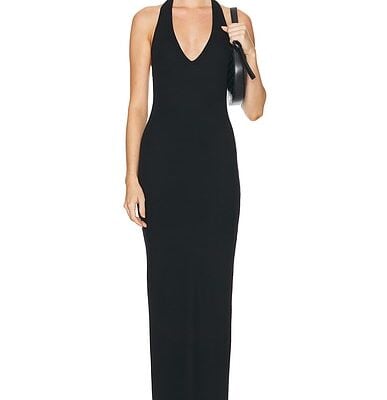 Eterne Halter Maxi Dress