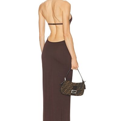 Eterne Vivian Halter Maxi Dress
