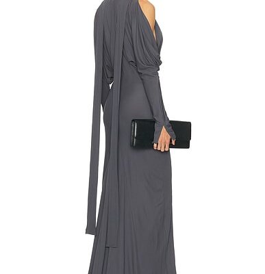 Francesco Murano Cold Shoulder Maxi Dress