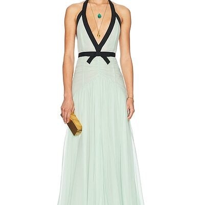 Helsa The Siren Dress in Silk Chiffon