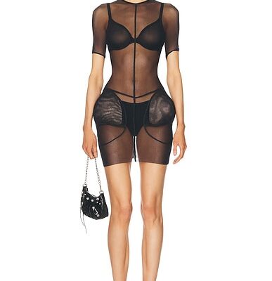 Jean Paul Gaultier X Shayne Oliver Mesh Short Dress