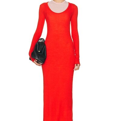 Jil Sander Long Sleeve Tank Dress