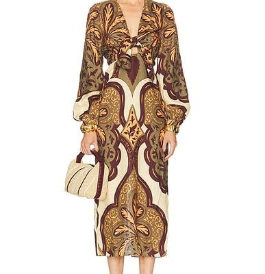 Johanna Ortiz Across Paradise Ankle Dress