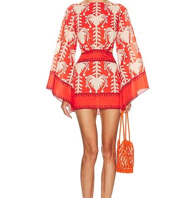 Johanna Ortiz Words Of Wisdom Mini Dress