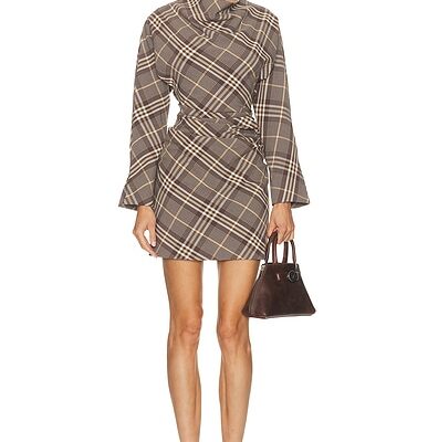 SIMKHAI Harpor Longsleeve Mini Dress