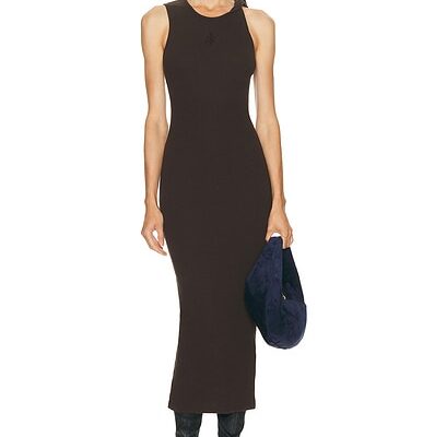 JW Anderson Anchor Embroidery Twisted Strap Dress