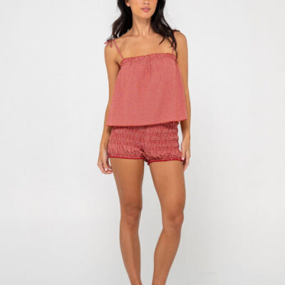 Rusty Summer Court Cami Top