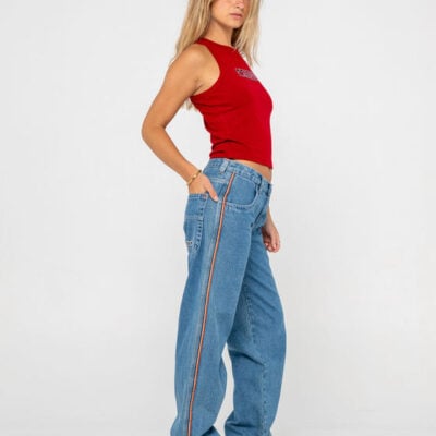 Rusty Flip Mommy Low Rise Baggy Jean