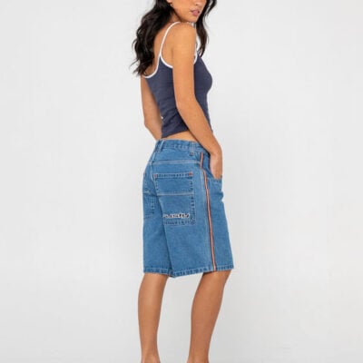 Rusty Flip Mommy Low Rise Baggy Jort