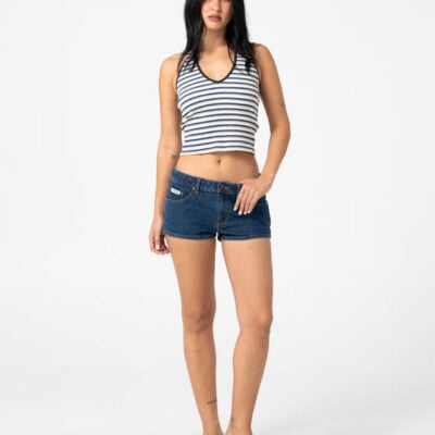 Rusty Lemmy Denim Micro Mini Shorts