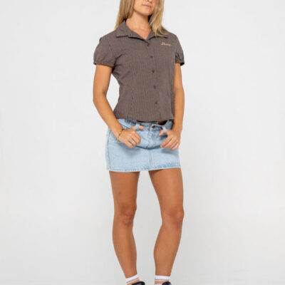 Rusty Missy May Check Shirt