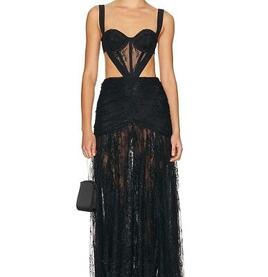 PatBO Laila Lace Cut Out Gown