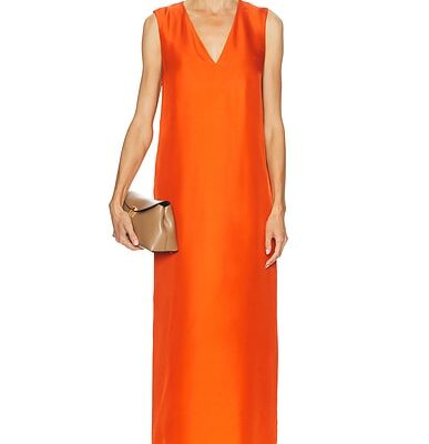 Rohe V Neck Silk Dress