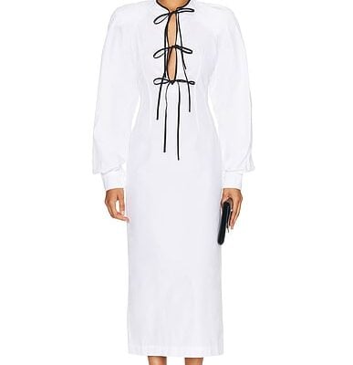 Rowen Rose Long Bow Dress