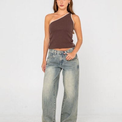Rusty Flip Mommy Tapeless Baggy Jean