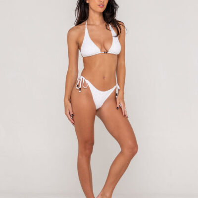 Rusty Elysian Triangle Halter Bikini Top