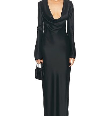SANS FAFF Anna Cowl Evening Dress