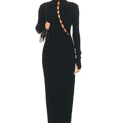 SIR. Chiara Beaded Long Sleeve Dress