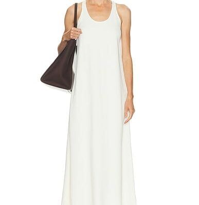 Toteme Scoop Neck Sablé Dress