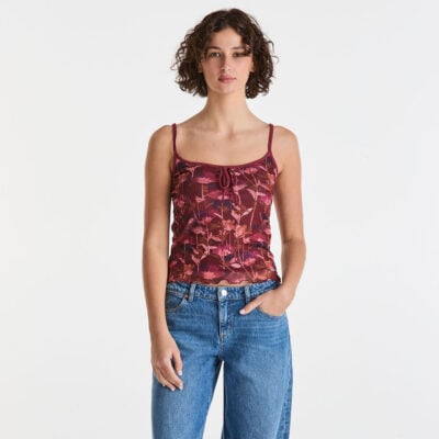 Wrangler Floral fields mesh cami