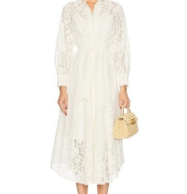 Zimmermann Dawning Tuck Midi Dress