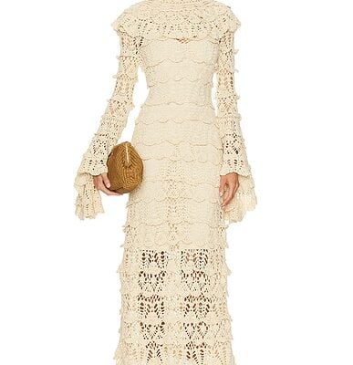 Zimmermann Hypnotic Hand Crochet Gown