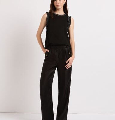 Marcs Enchanted Wide Leg Linen Pant