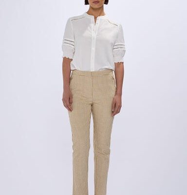 Marcs One In A Gingham Slim Pant