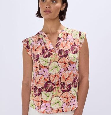 Marcs Plant Touch This Silk Top