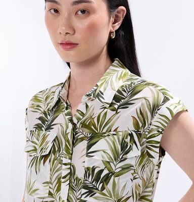 Marcs Leaf The City Silk Shirt