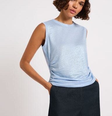Marcs Etoile Foil Linen Tank
